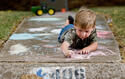 Chalked sidewalk by kid.jpg Chalked sidewalk by kid.jpg